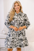 Point Taken Dress, Black