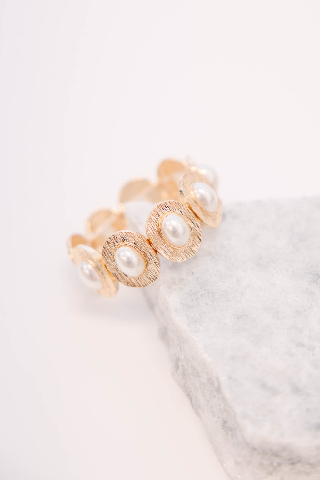 Poolside Pearls Bracelet, Gold