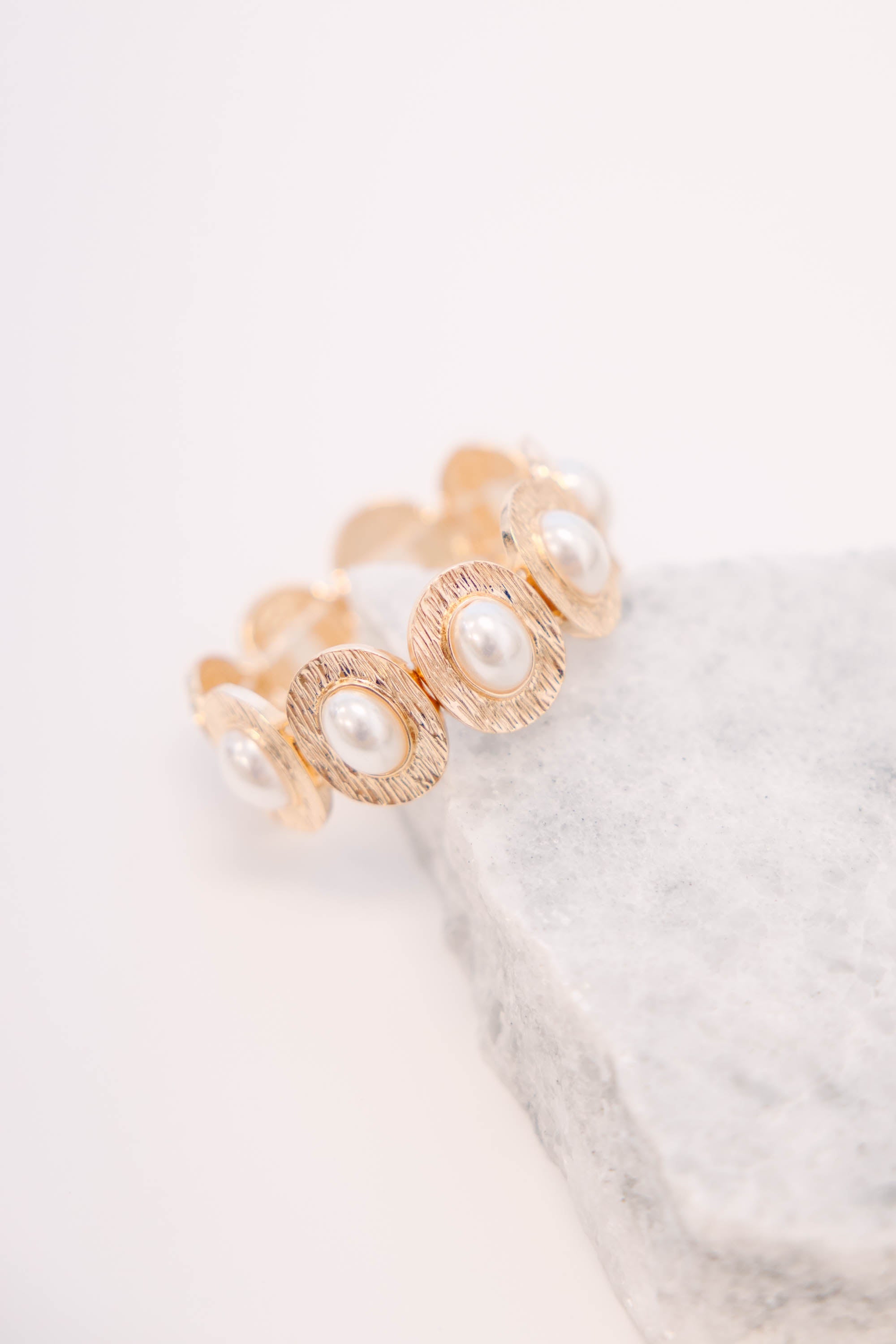 Poolside Pearls Bracelet, Gold