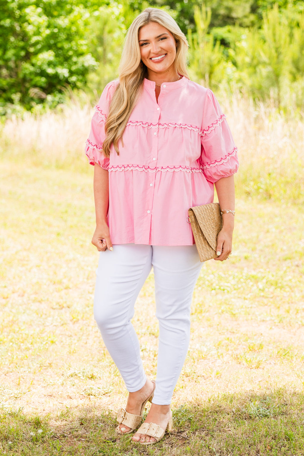 Poppy Field Top, Pink
