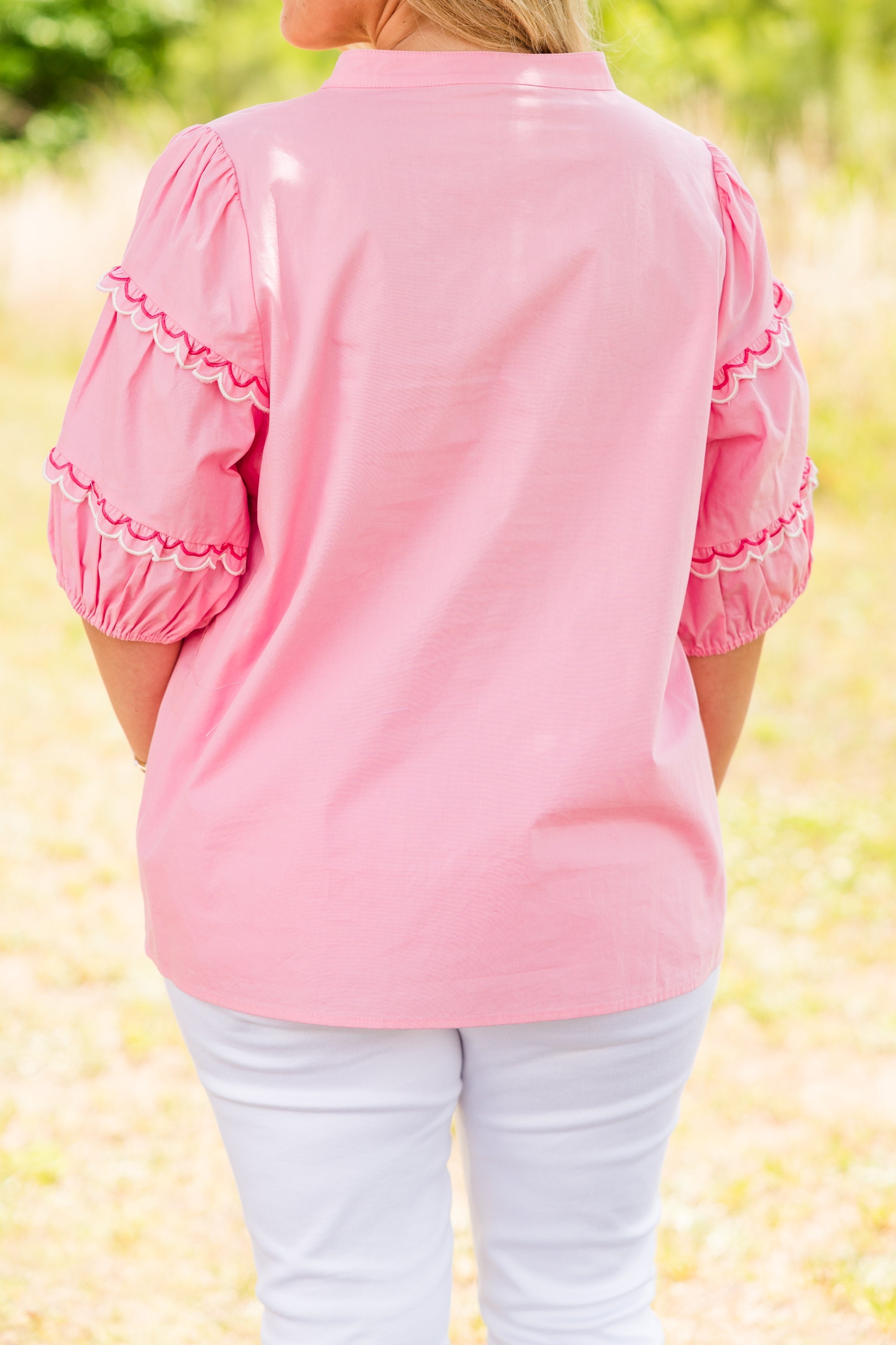 Poppy Field Top, Pink