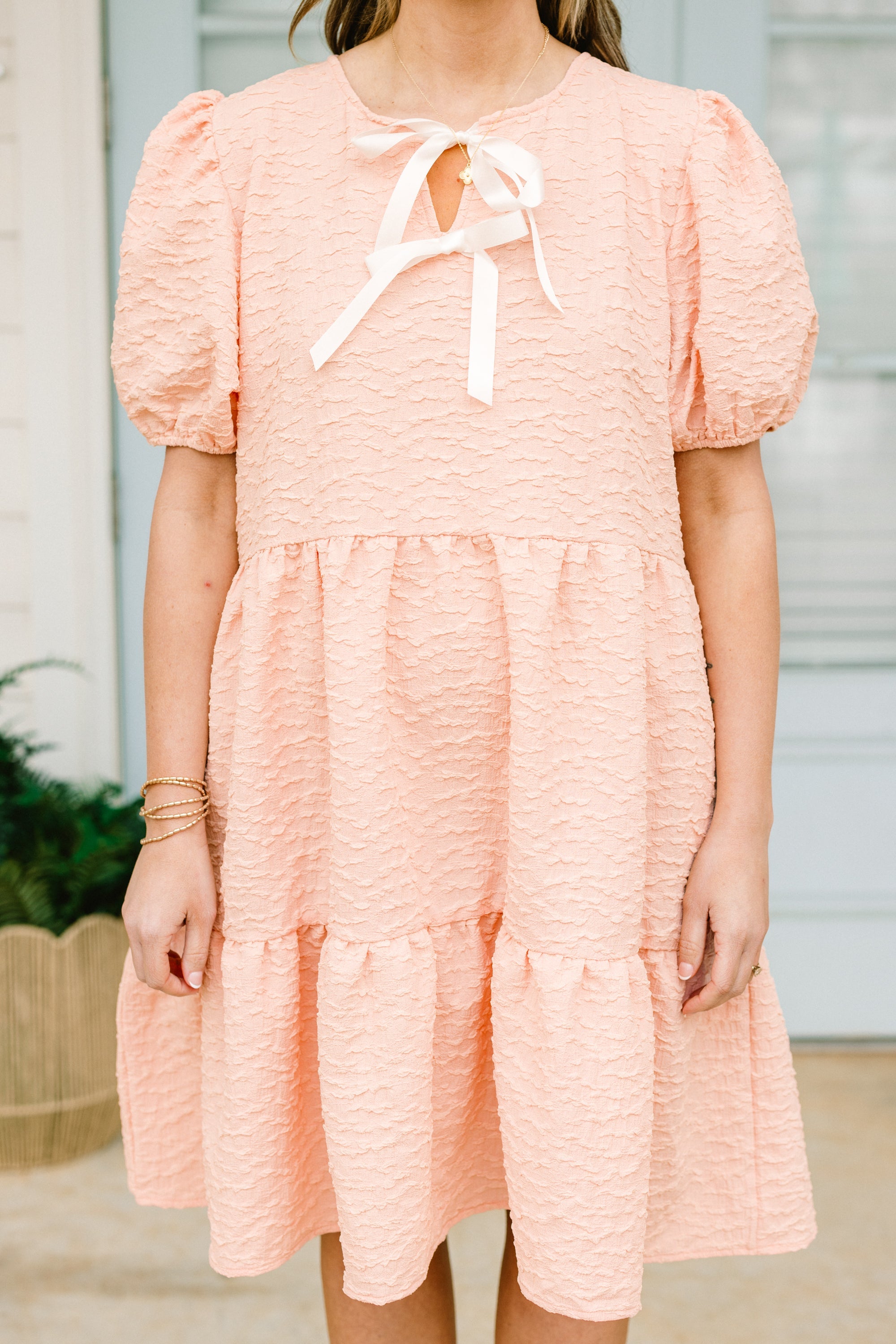 Porcelain Bloom Dress, Pink