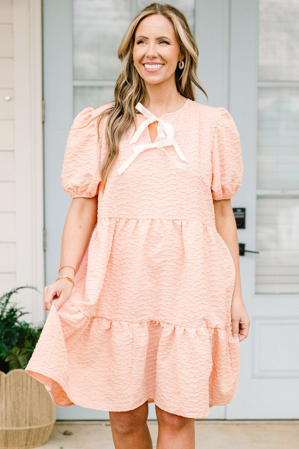 Porcelain Bloom Dress, Pink