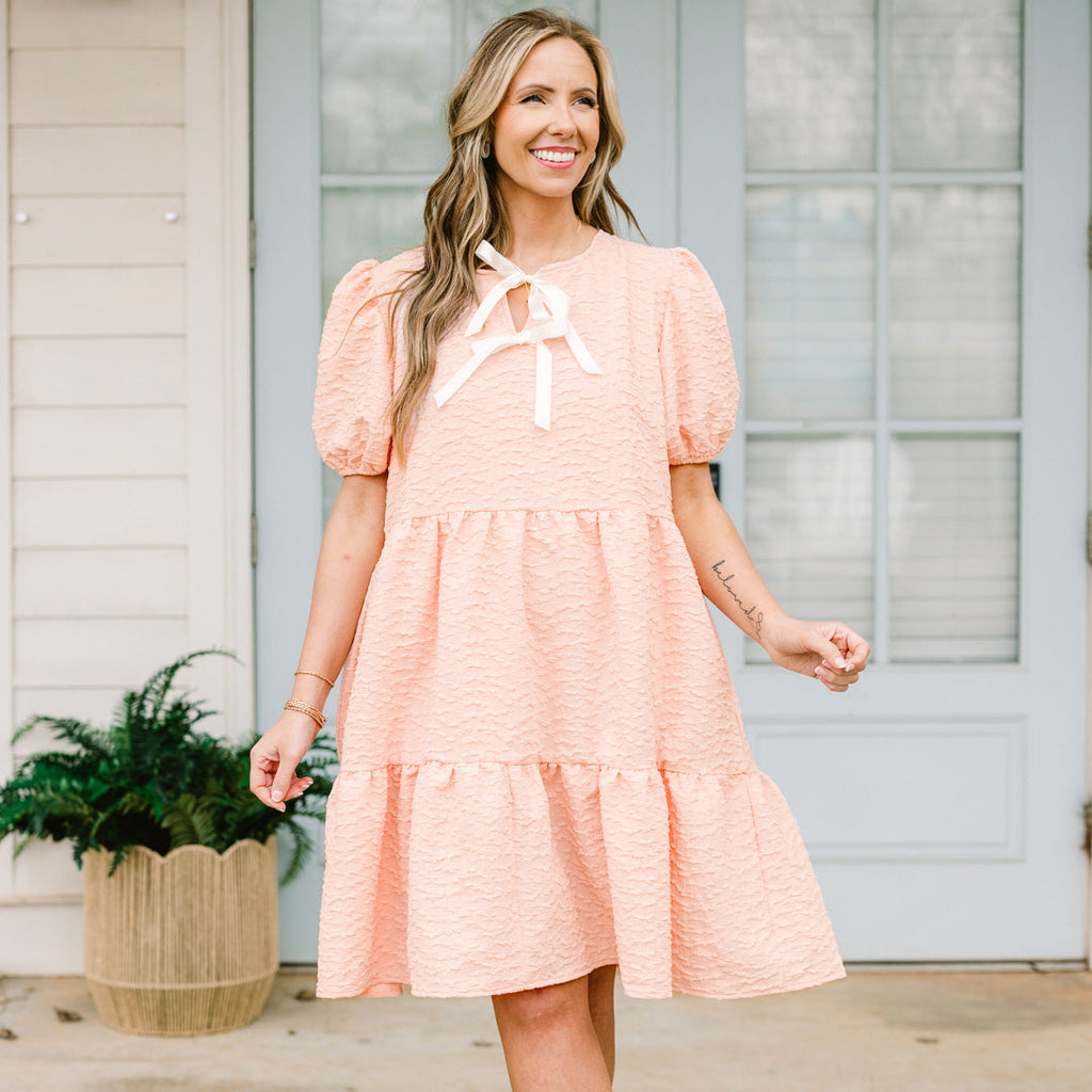 Porcelain Bloom Dress, Pink