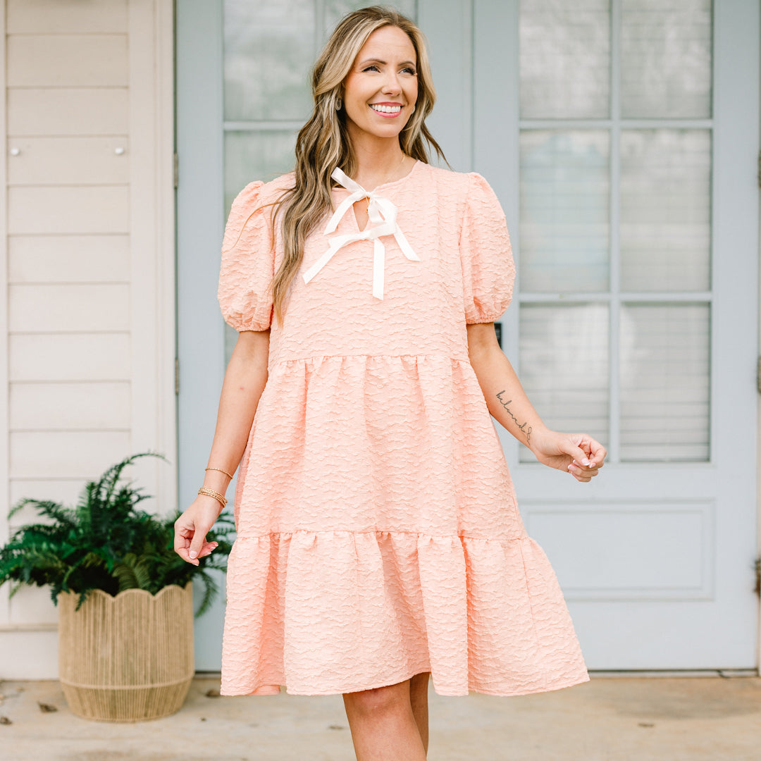 Porcelain Bloom Dress, Pink