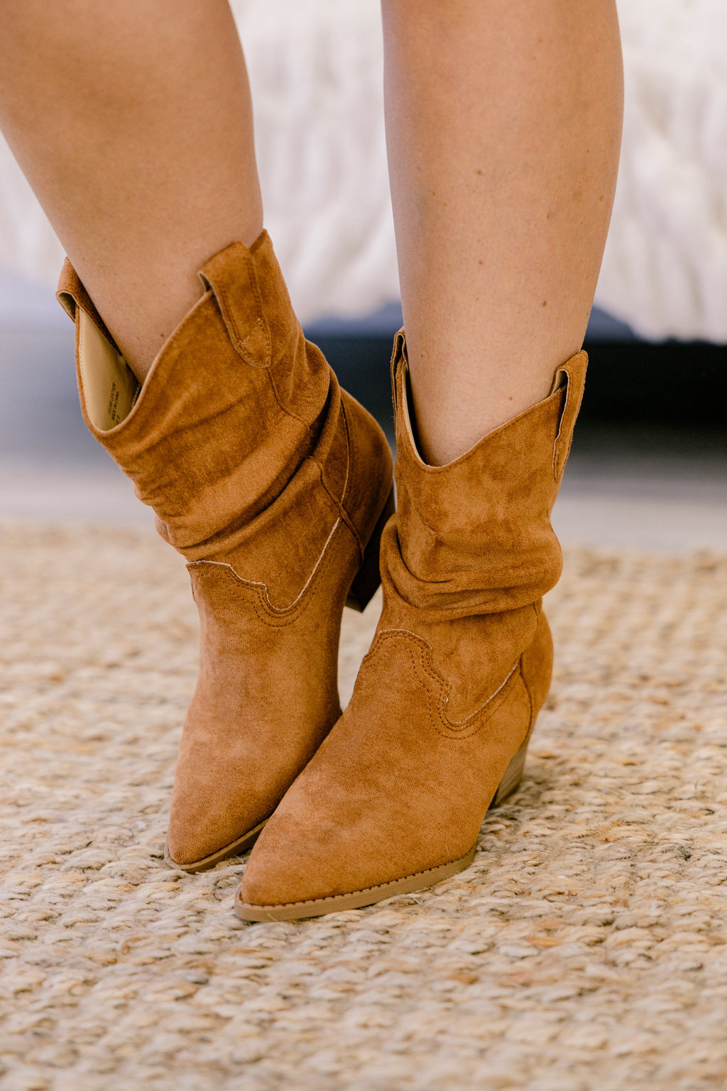 Prairie Bloom Booties, Caramel