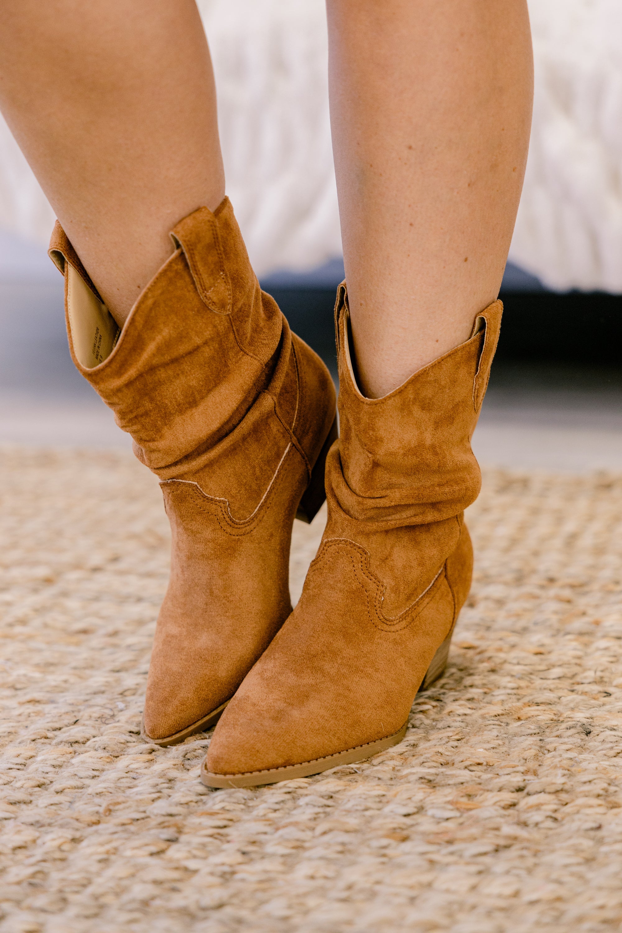 Prairie Bloom Booties, Caramel
