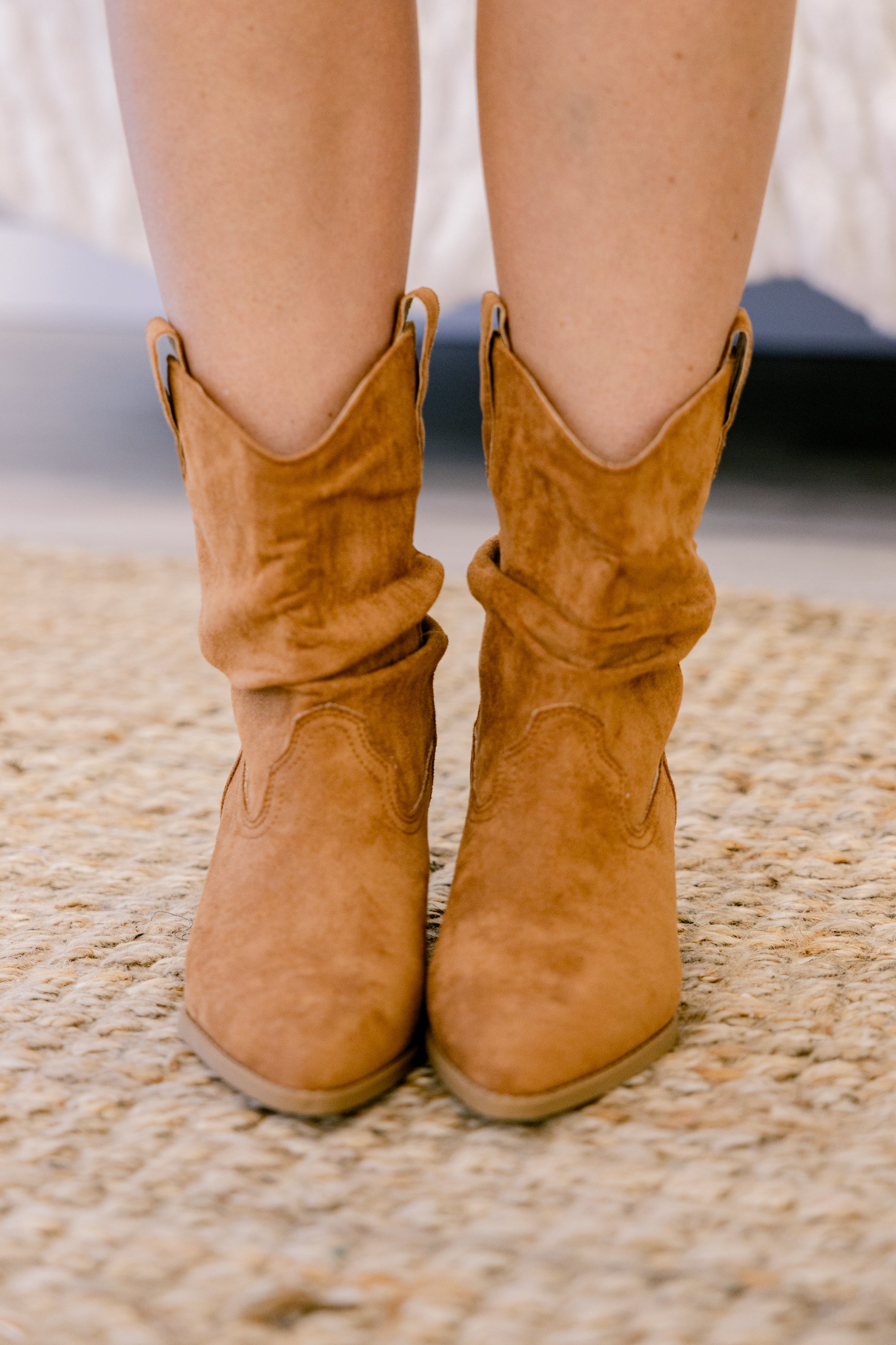 Prairie Bloom Booties, Caramel