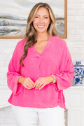 Praying For Sunshine Top, Pink