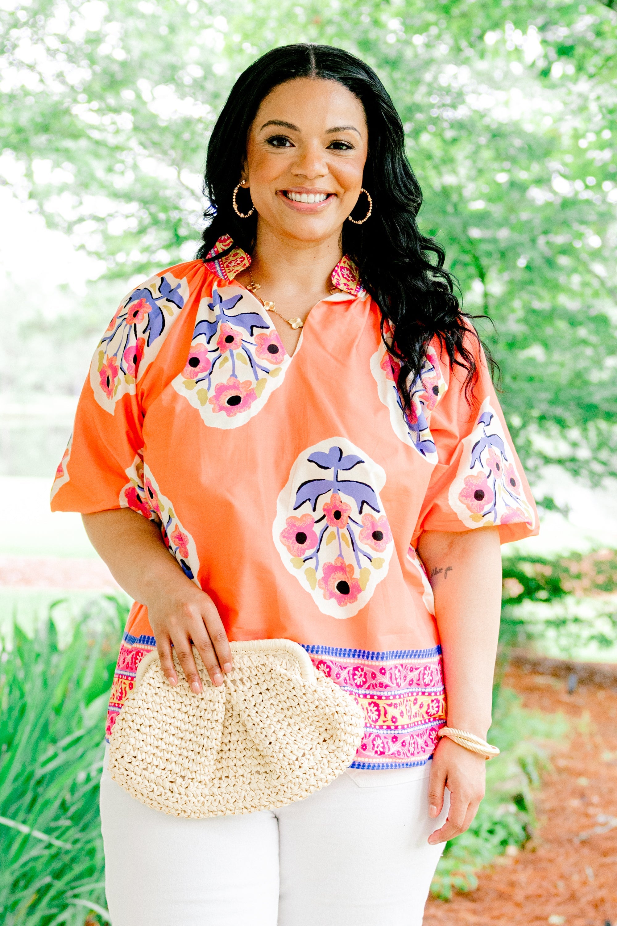 Precious Life Top, Coral
