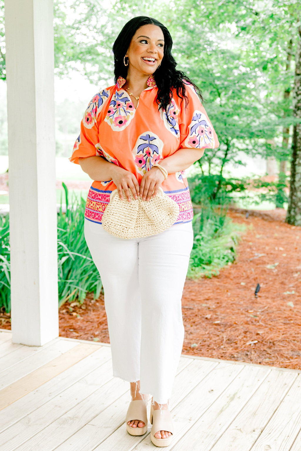 Precious Life Top, Coral