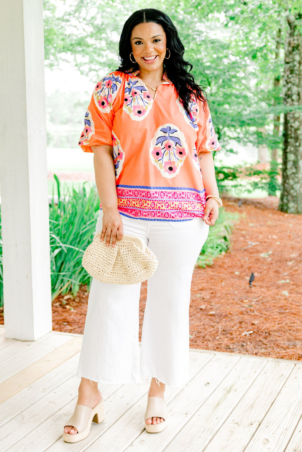 Precious Life Top, Coral