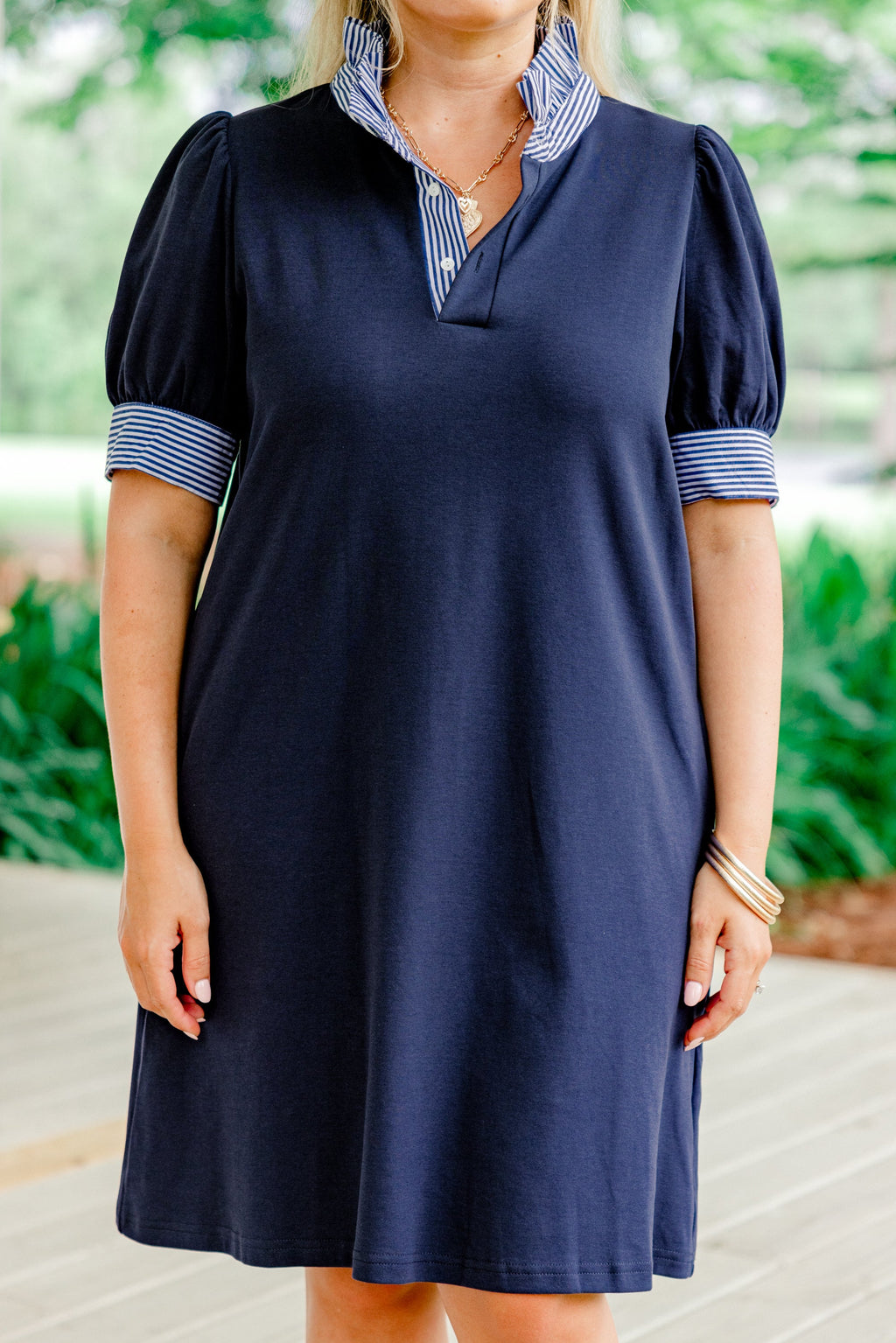 Prep School Dress, Navy