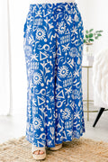 Pretty And Peaceful Pants, Blue