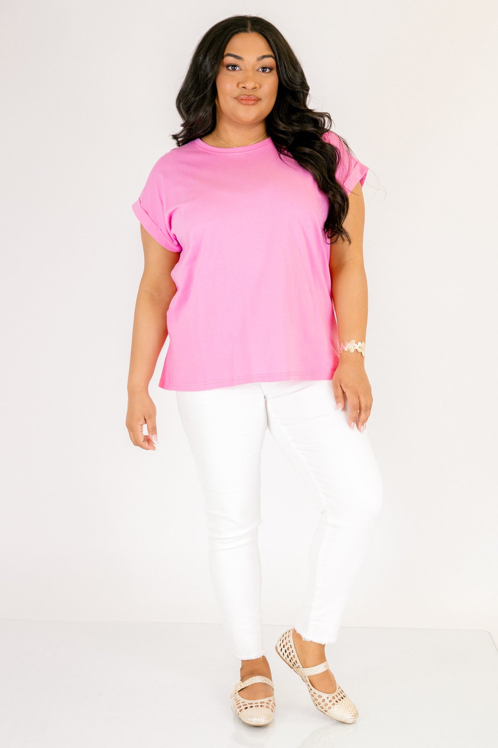 Pretty Please Tee, Candy Pink