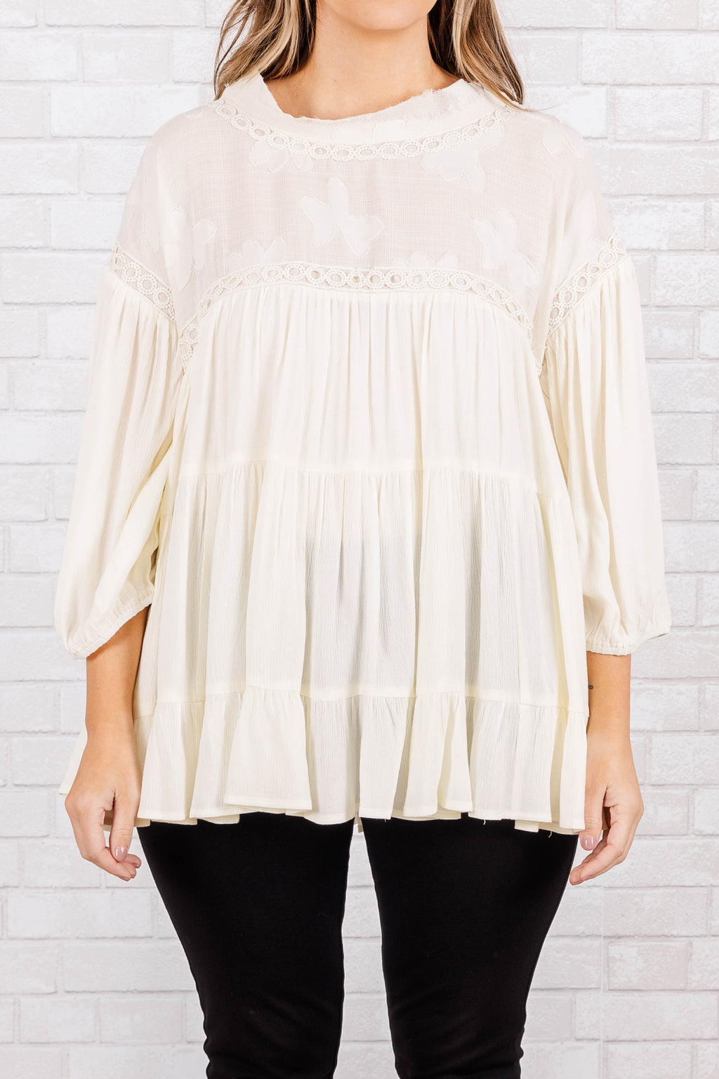 Pretty Soul Top, Cream