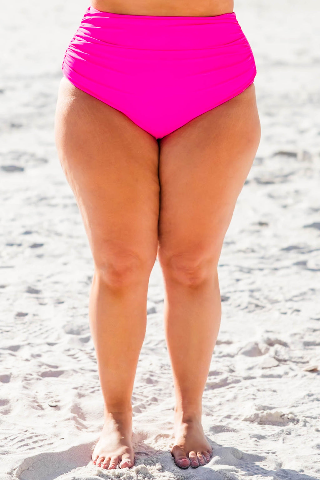 Proceed Into Paradise Swim Bottom, Neon Pink