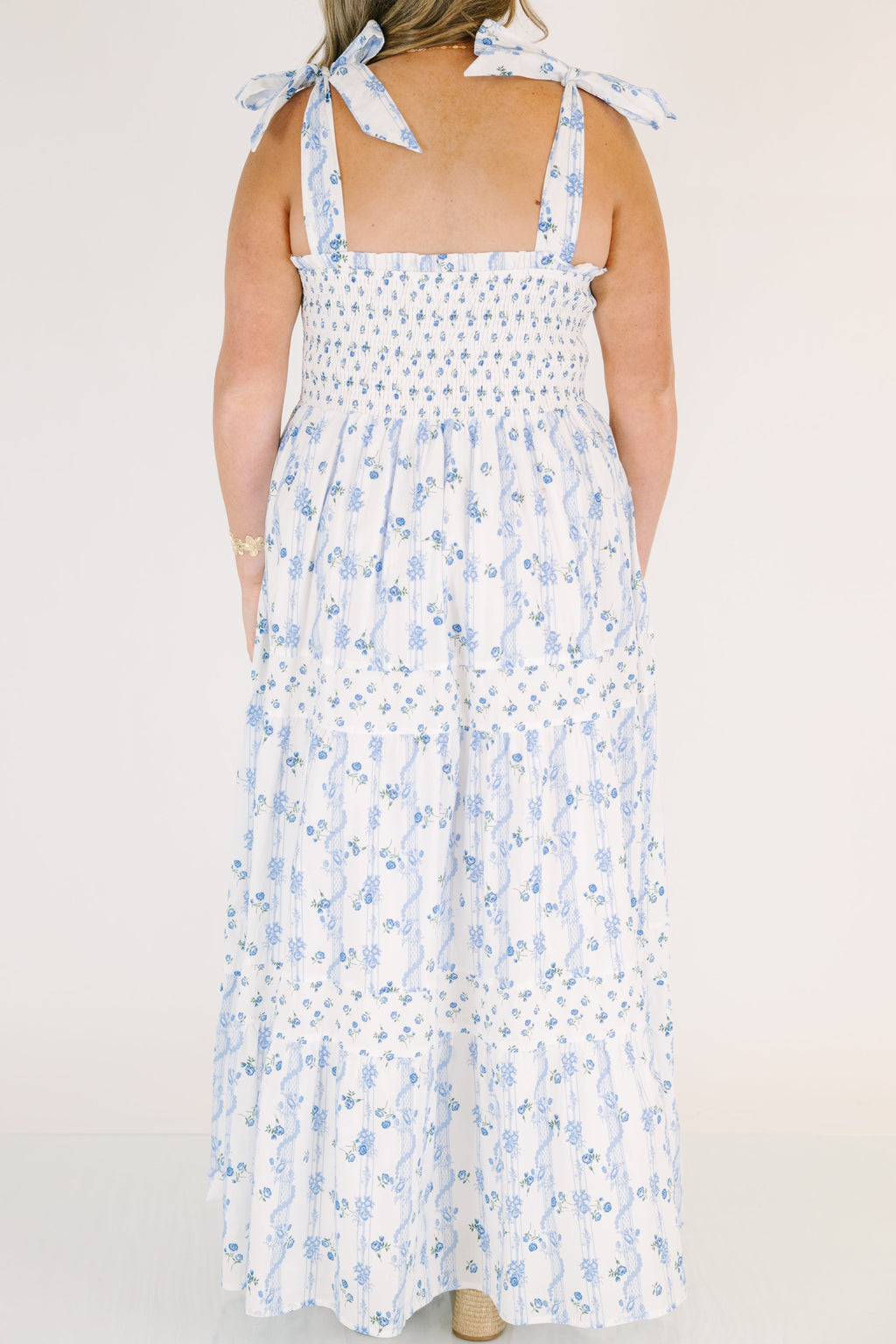Promise In Bloom Dress, Sky Blue