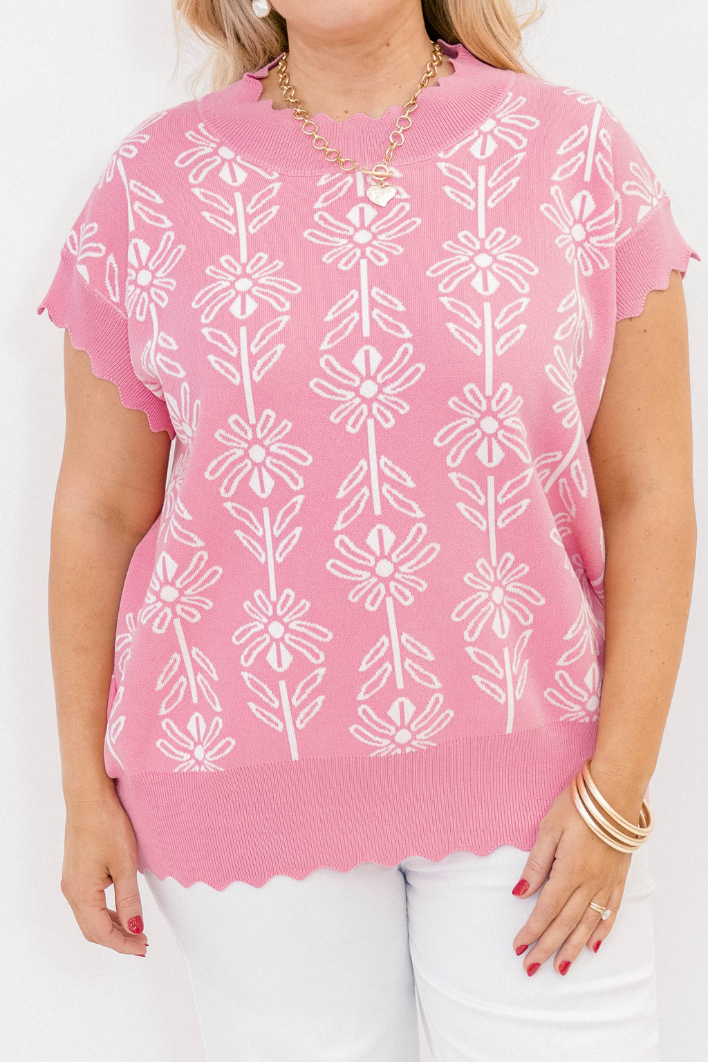 Pure Of Heart Sweater, Pink