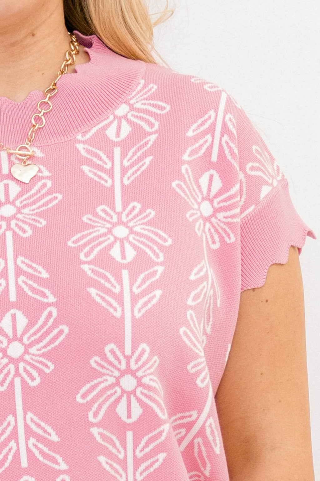 Pure Of Heart Sweater, Pink