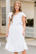 Pure Radiance Dress, White