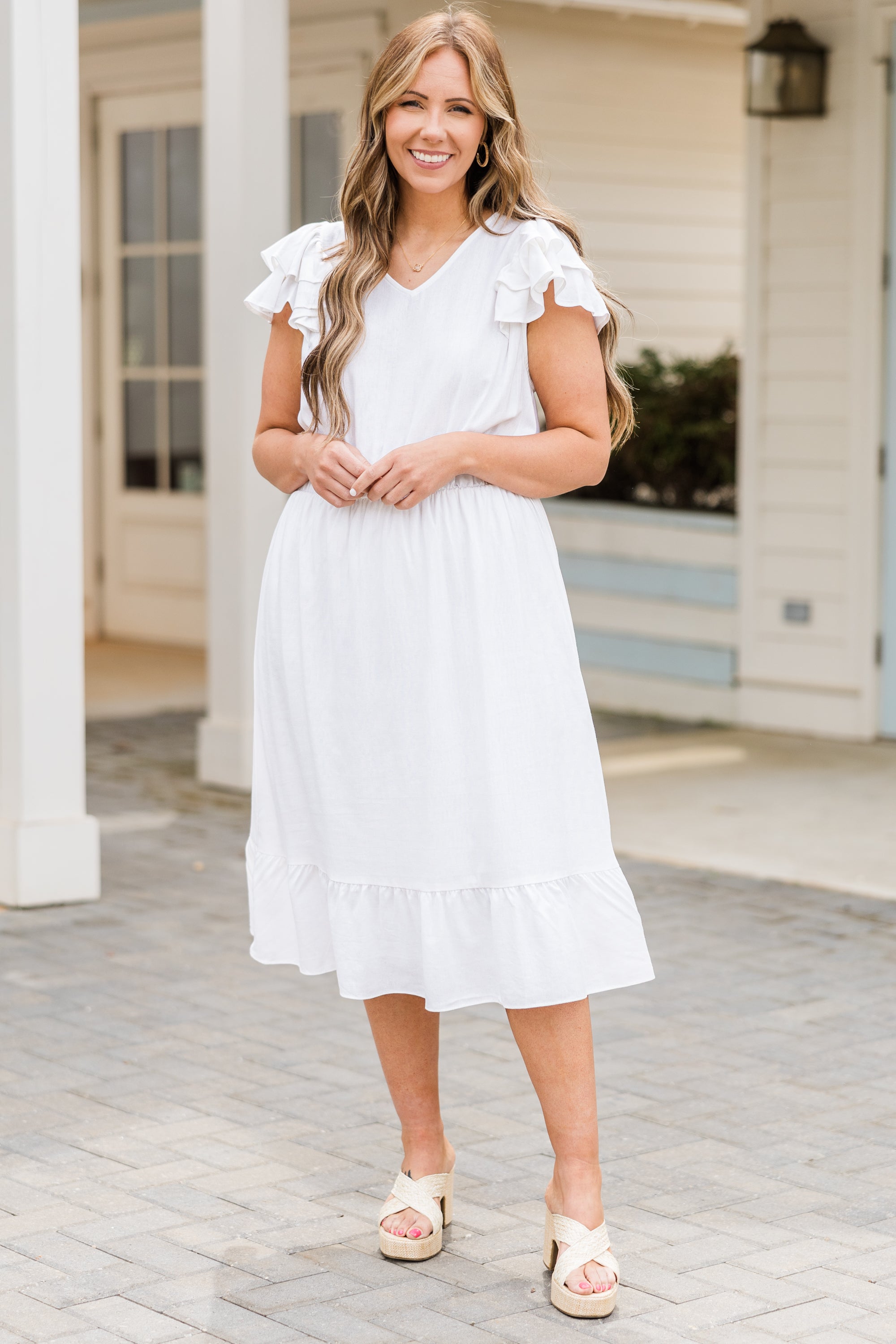 Pure Radiance Dress, White