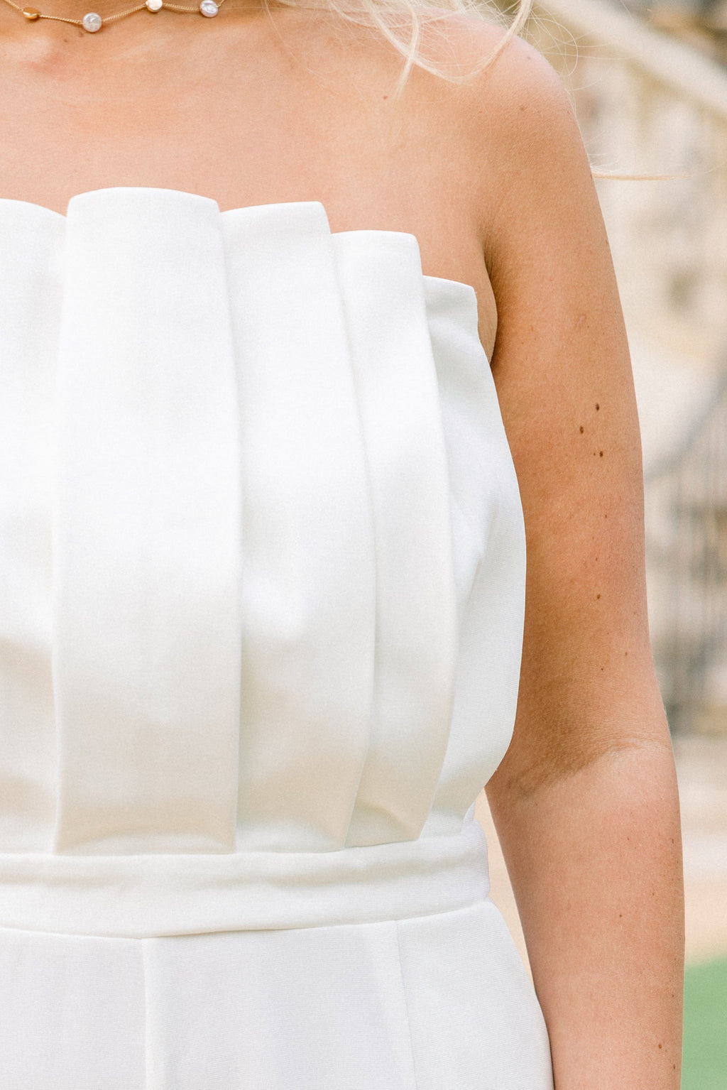 Put A Ring On It Jumpsuit, White
