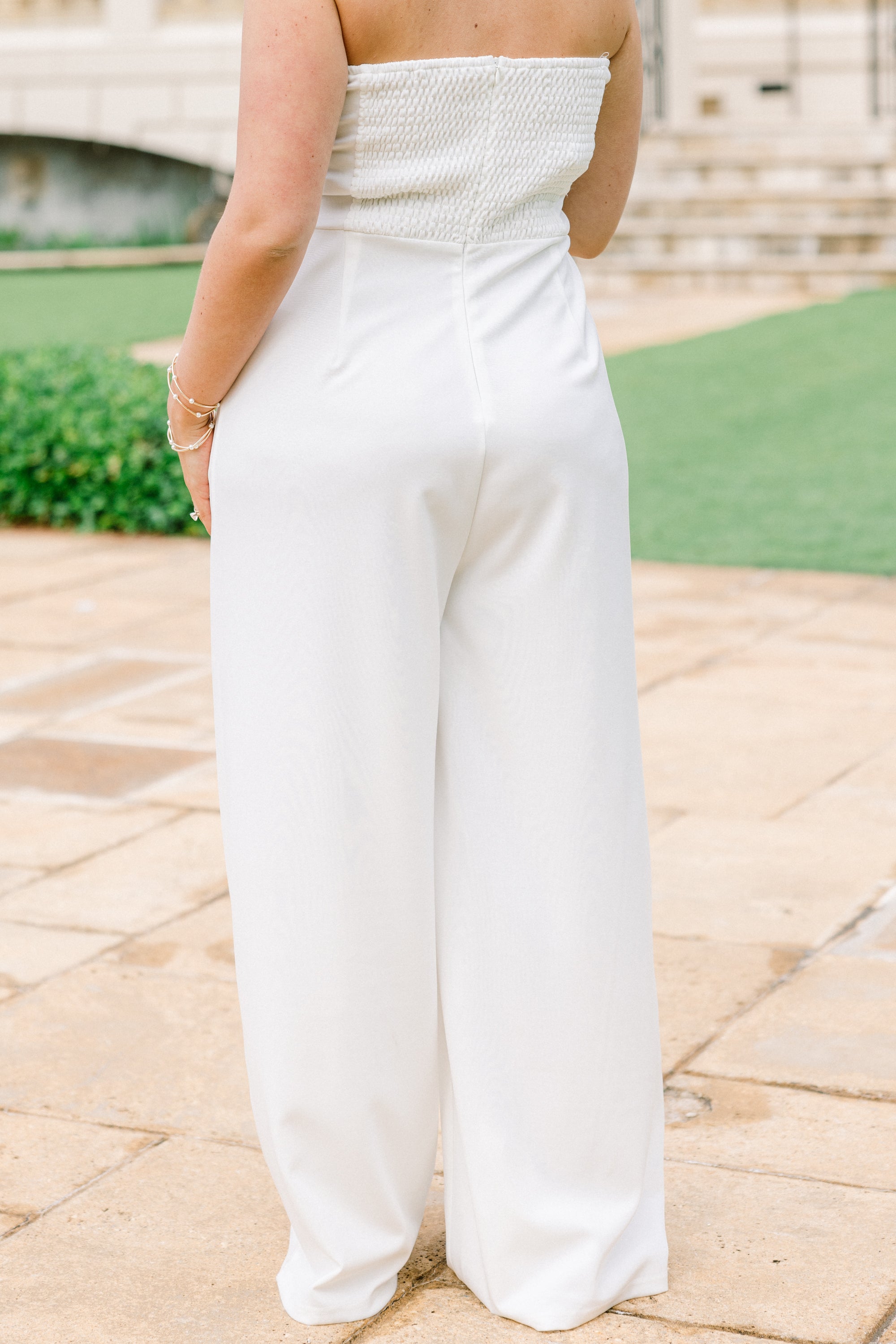 Put A Ring On It Jumpsuit, White