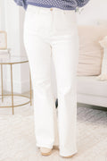 Queen Bee Jeans, White