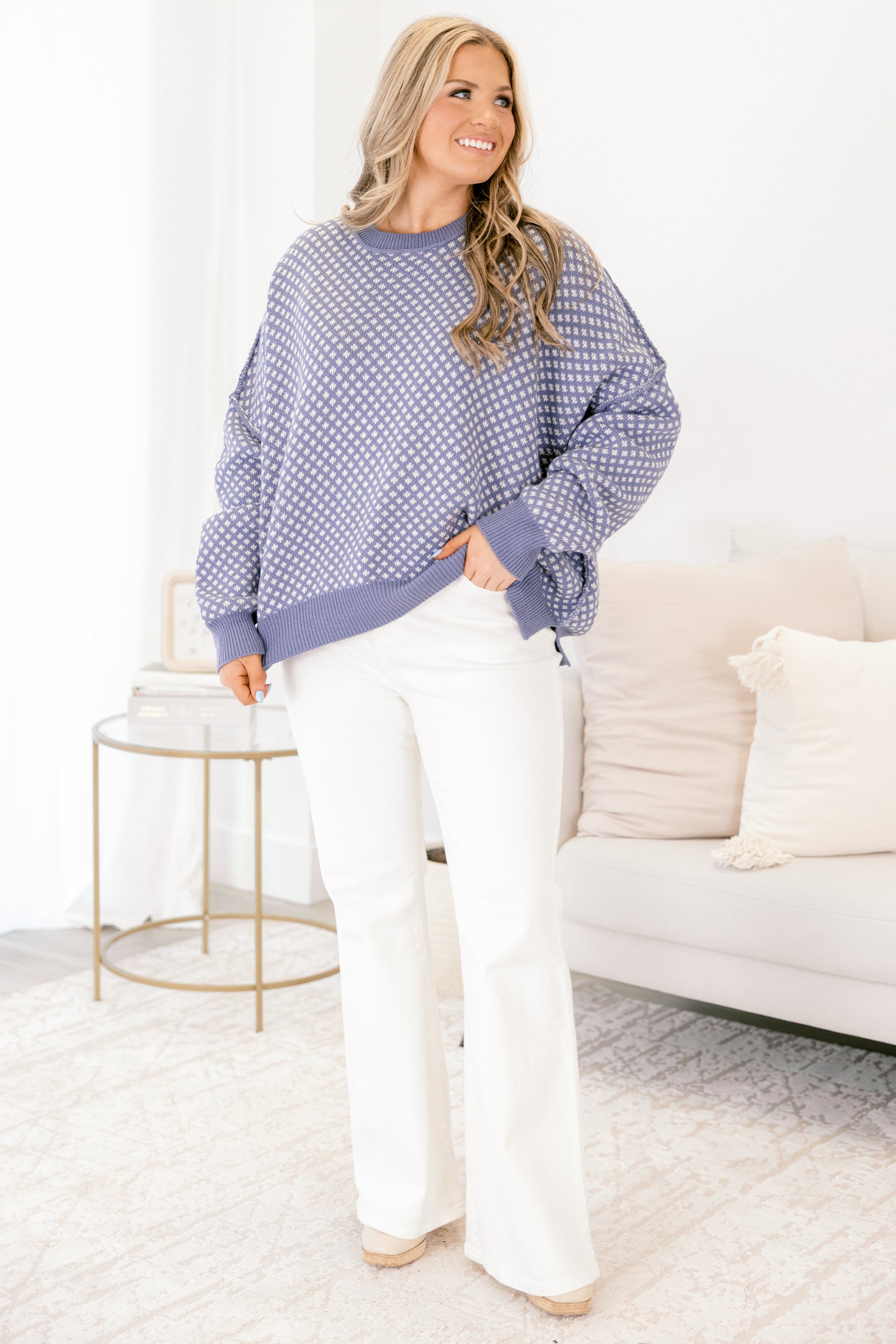 Queen Bee Jeans, White