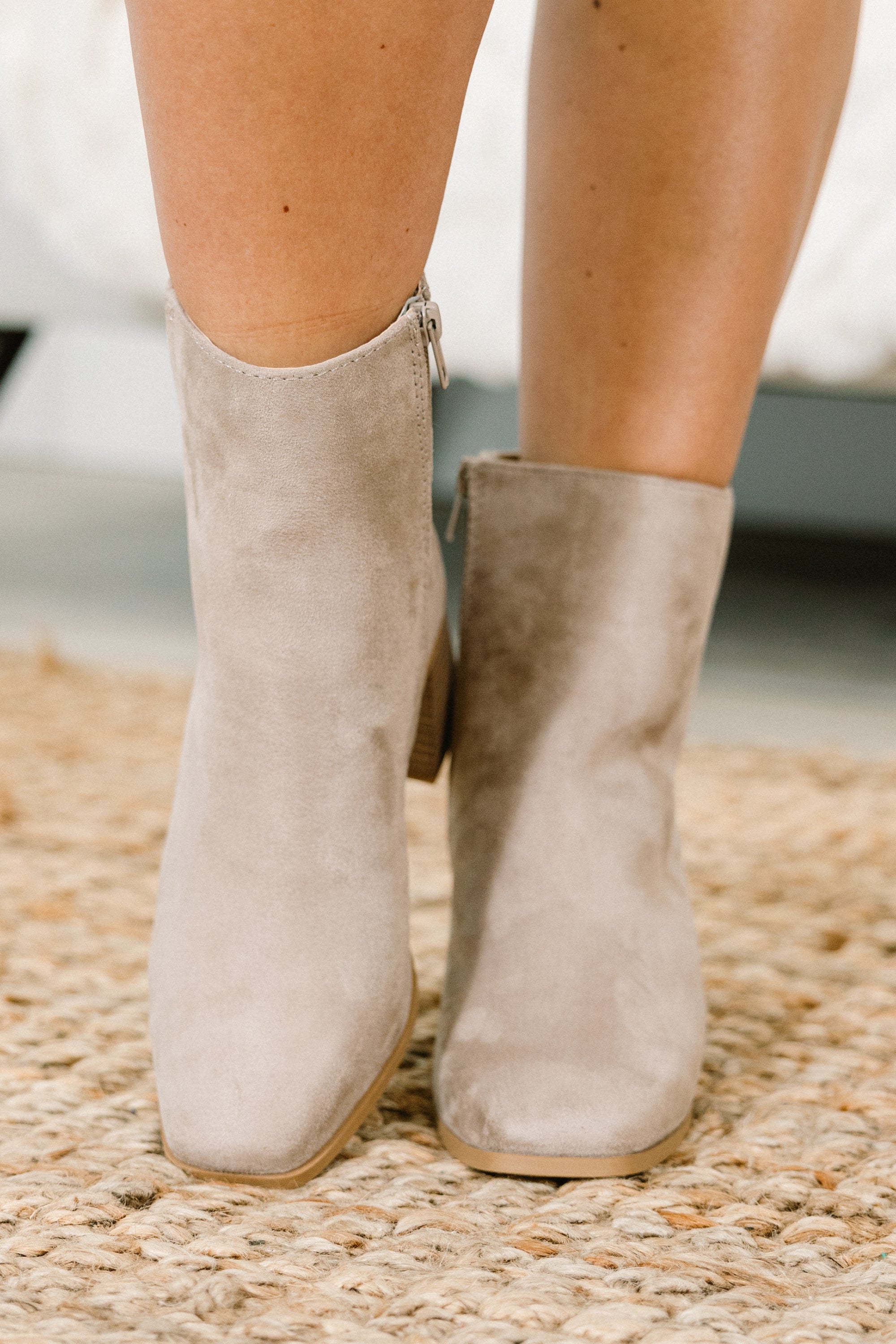 Radiant Spirit Booties, Taupe