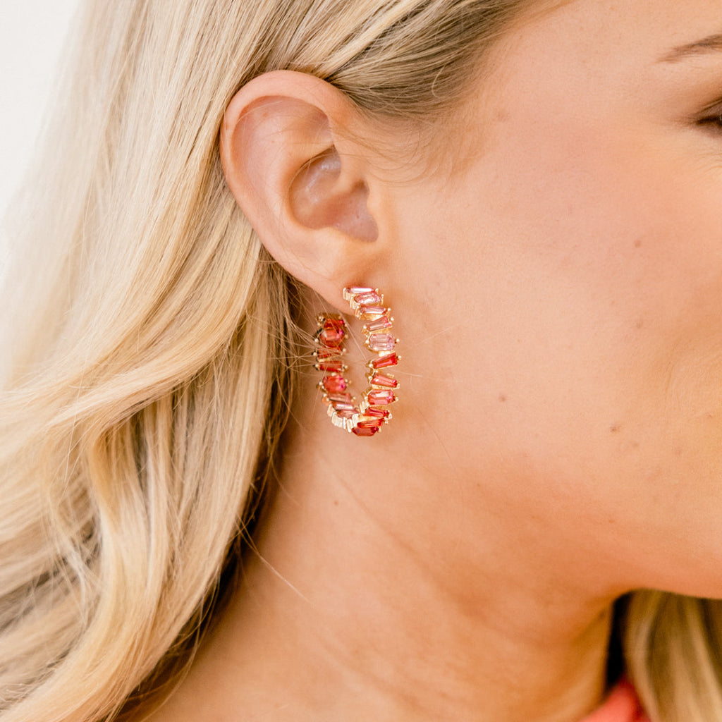 Radiant Tomorrow Earrings, Pink
