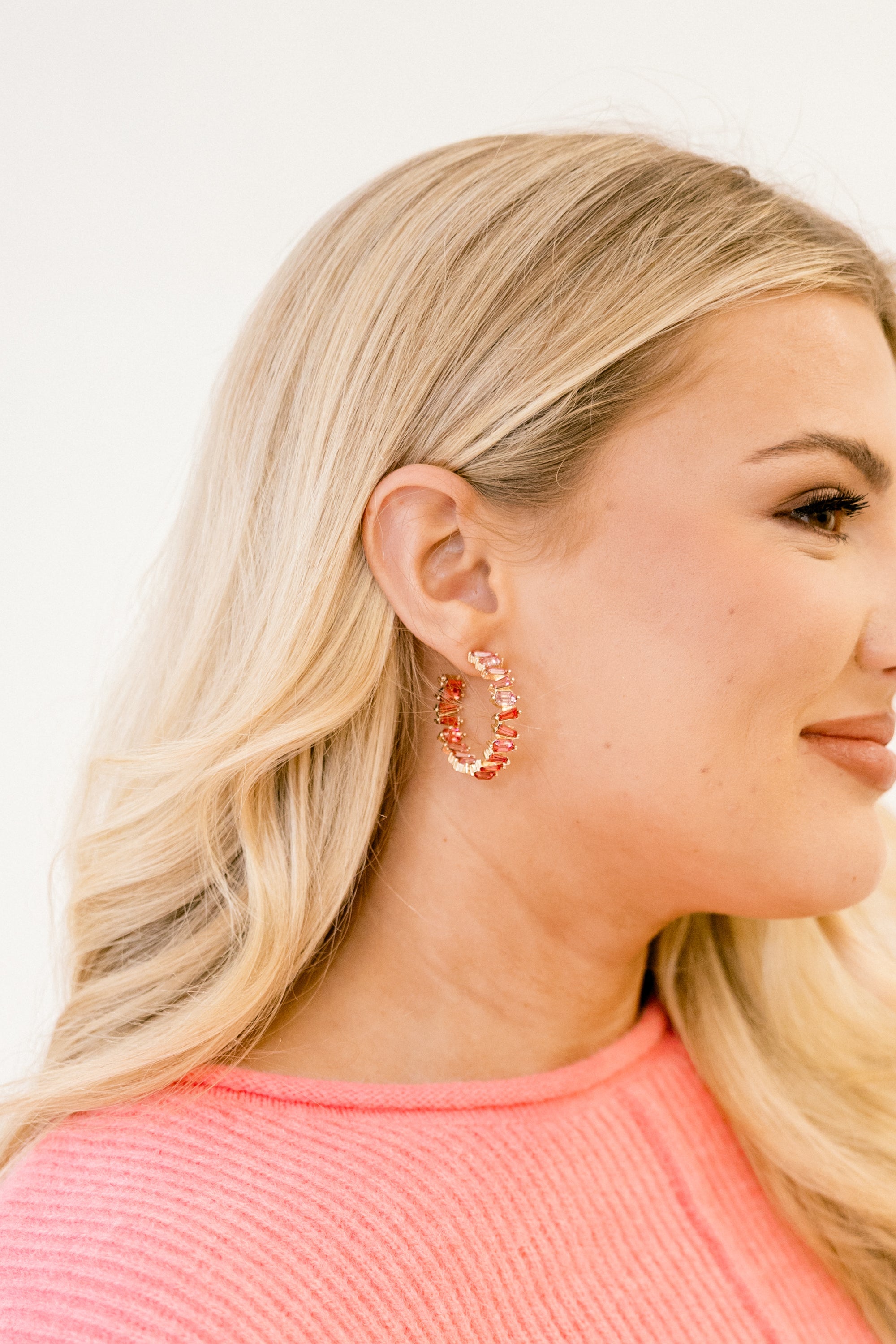 Radiant Tomorrow Earrings, Pink