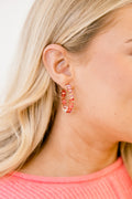 Radiant Tomorrow Earrings, Pink