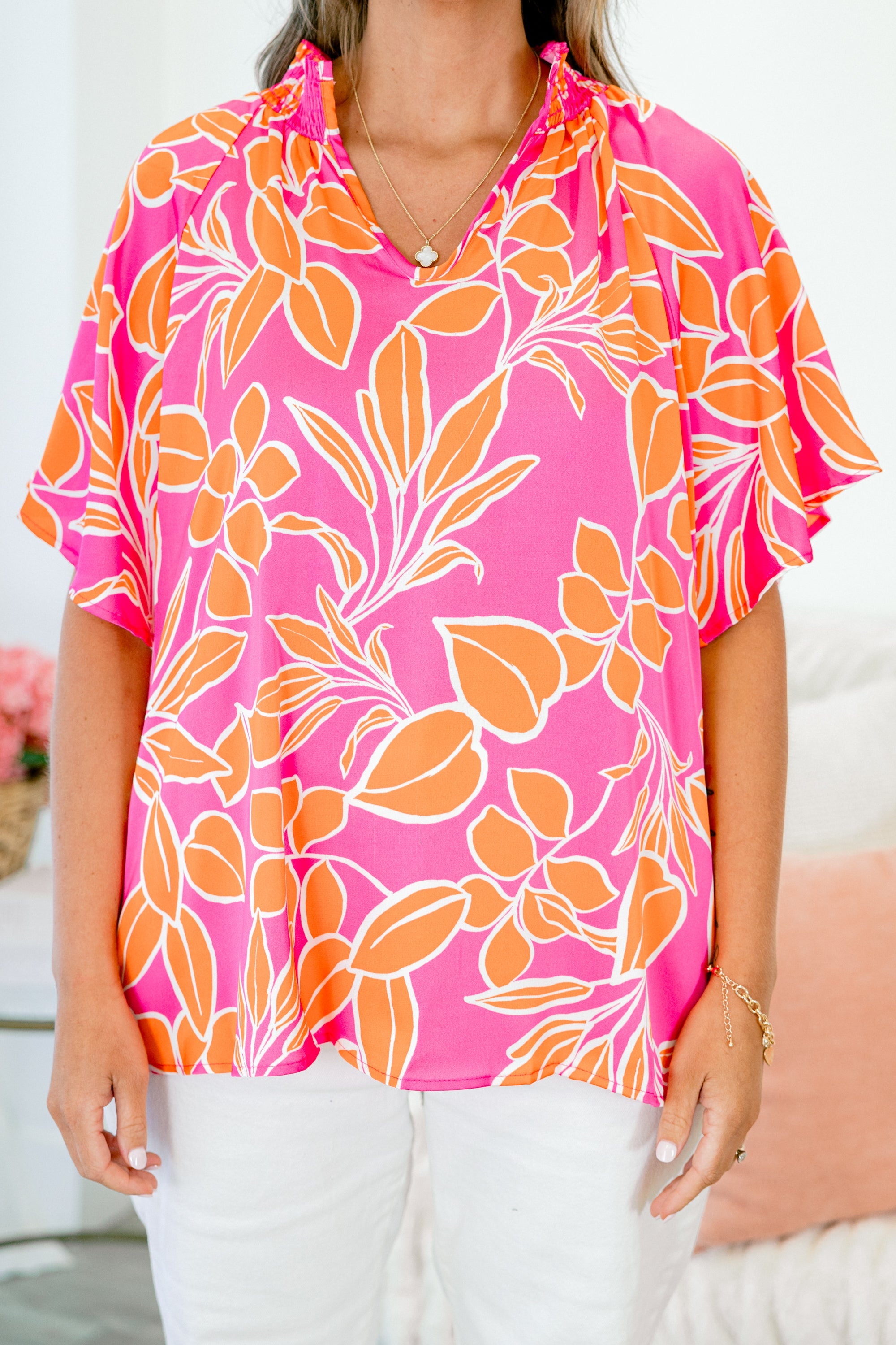 Radiate Happiness Top, Pink