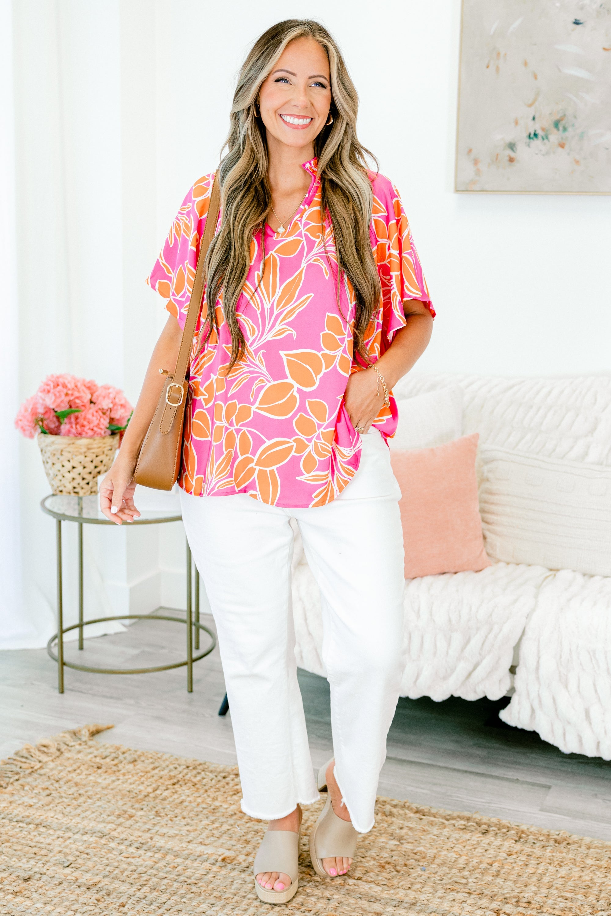 Radiate Happiness Top, Pink