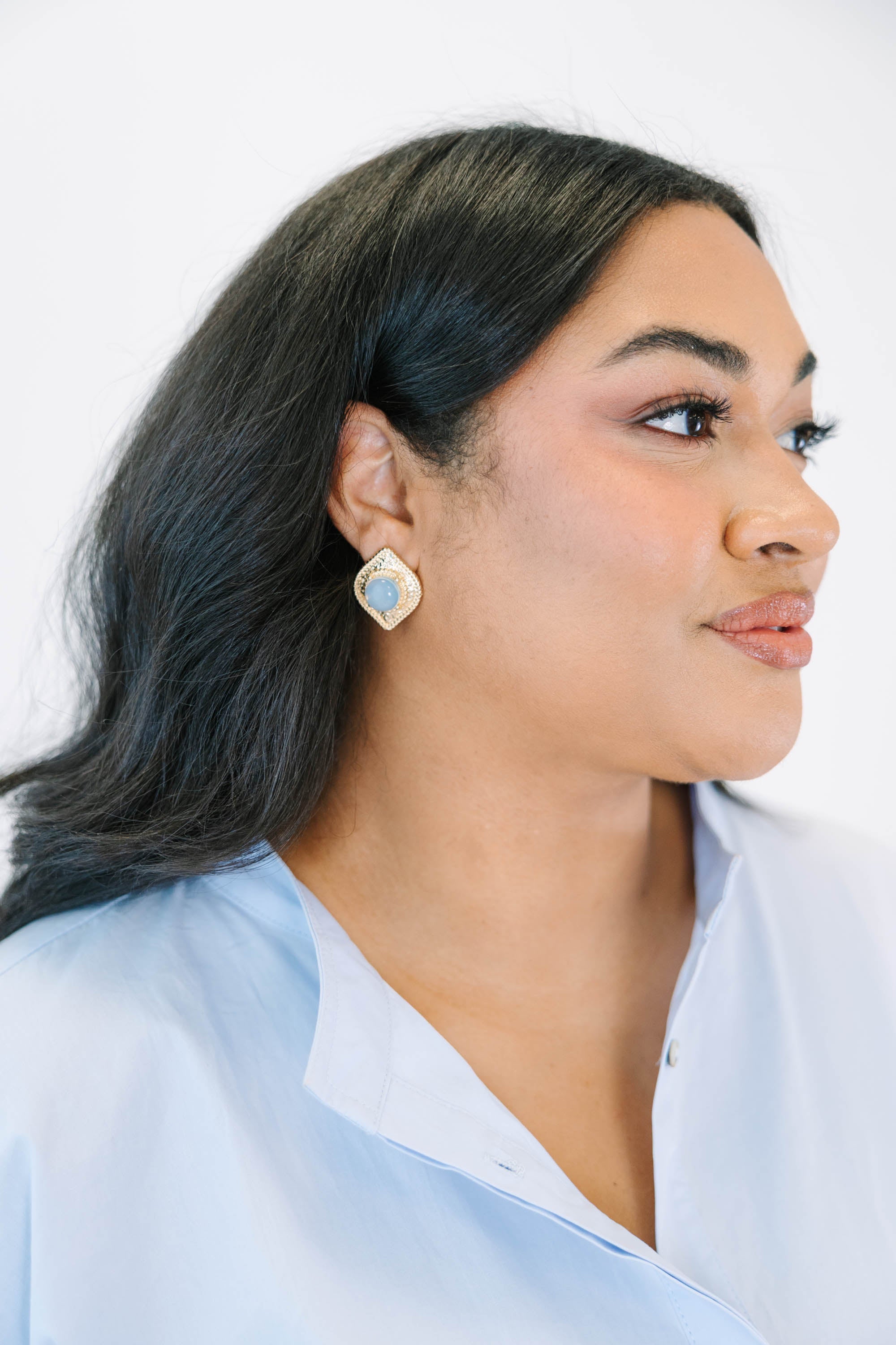 Radiant Touch Earrings, Gold