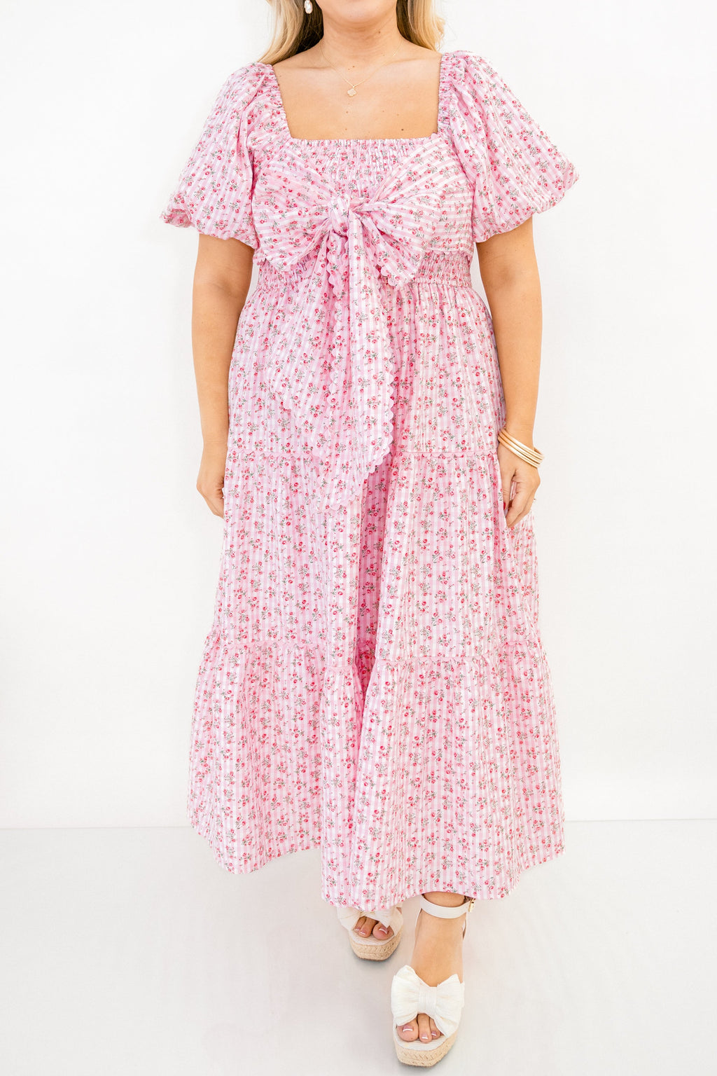 Read Between The Lines Dress, Pink