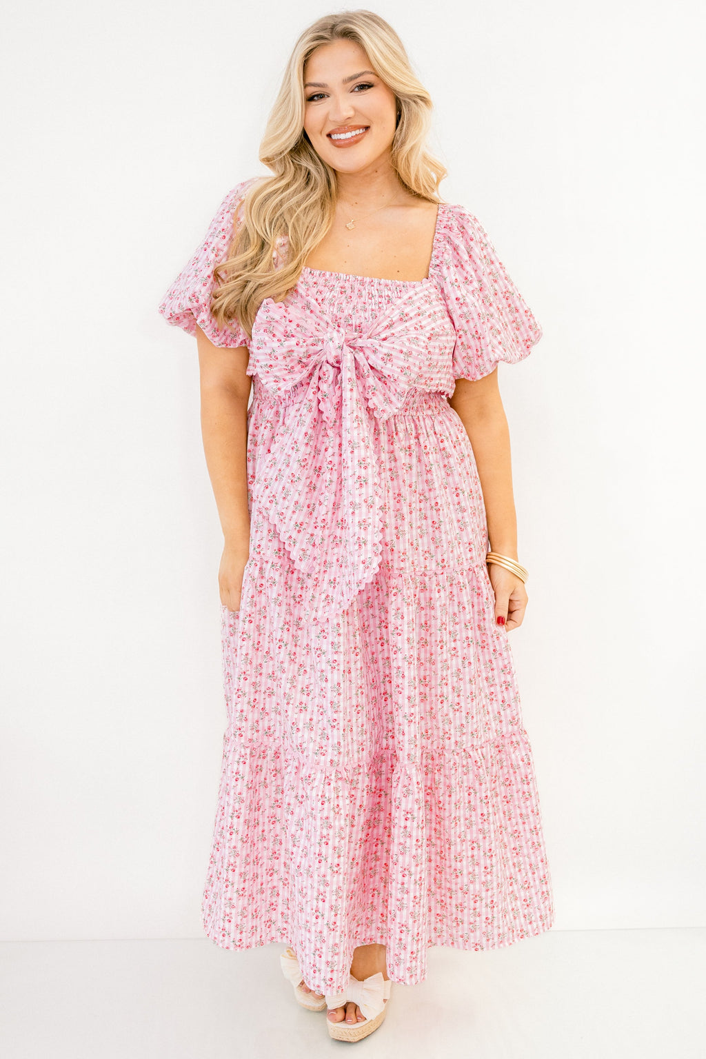 Read Between The Lines Dress, Pink