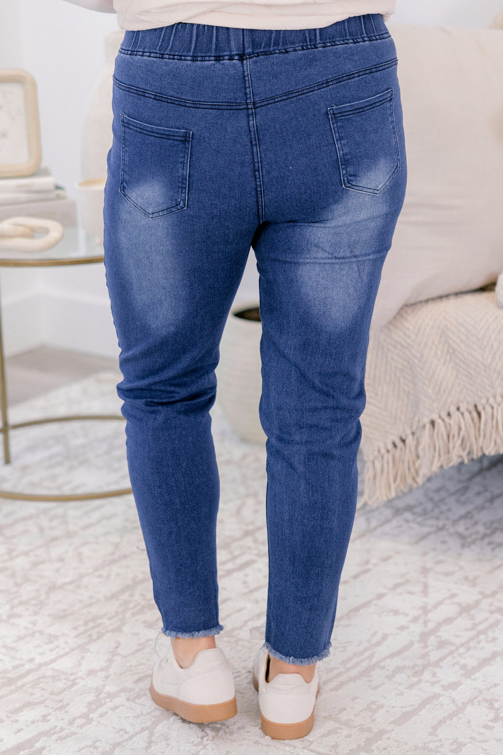 Reading The Signs Jeggings, Blue