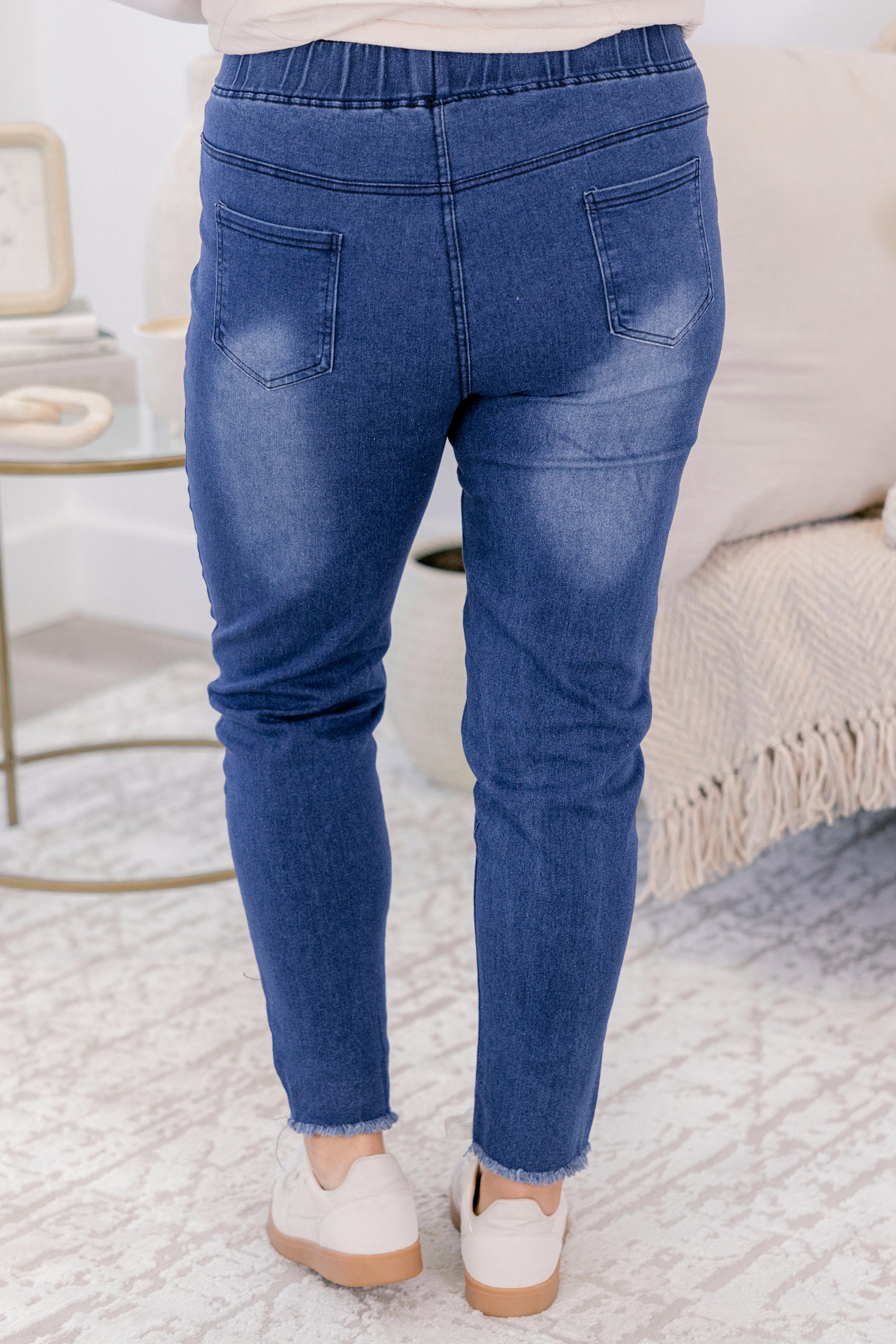 Reading The Signs Jeggings, Blue