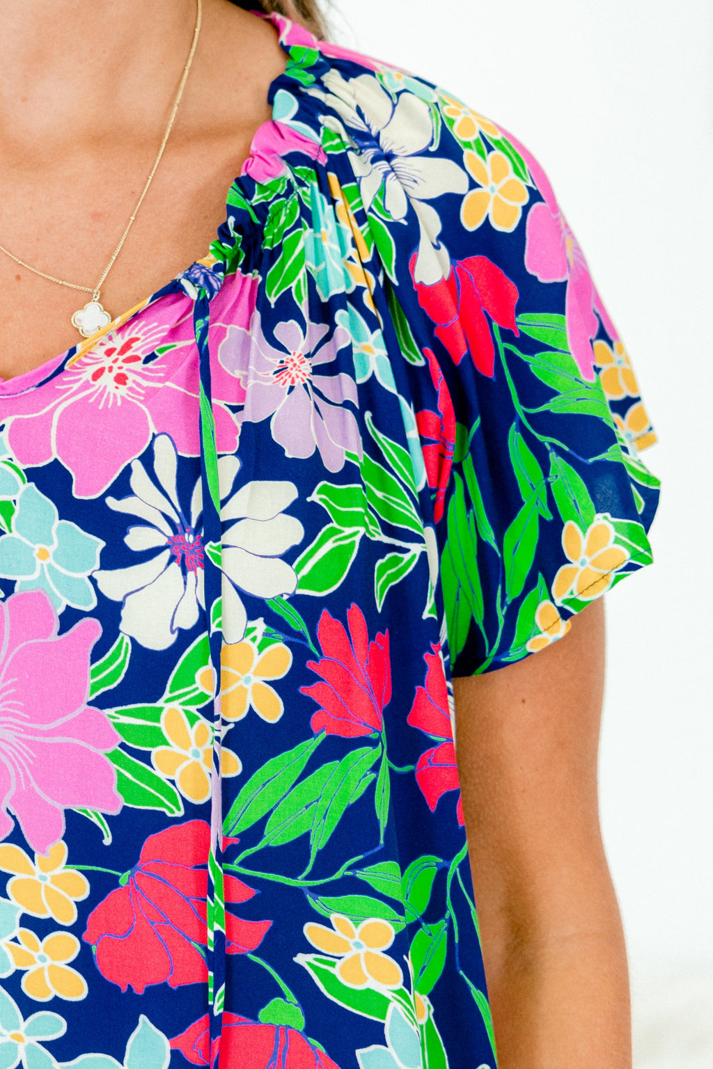 Ready For Growth Top, Navy