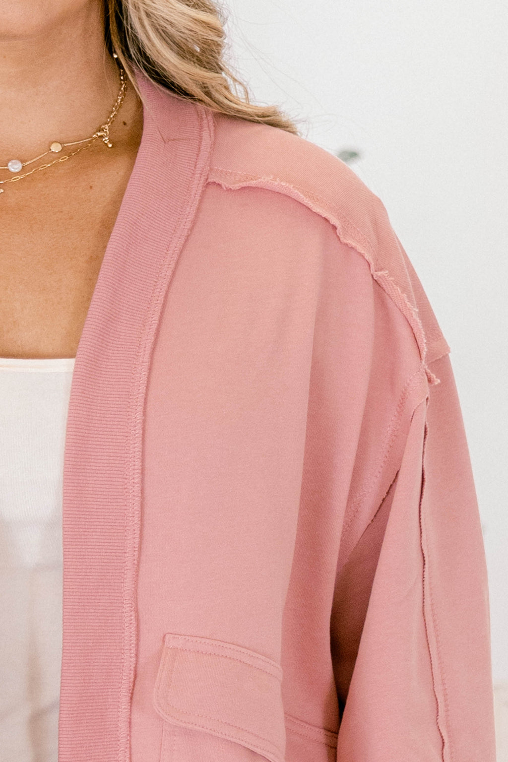 Ready To Go Cardigan, Pink