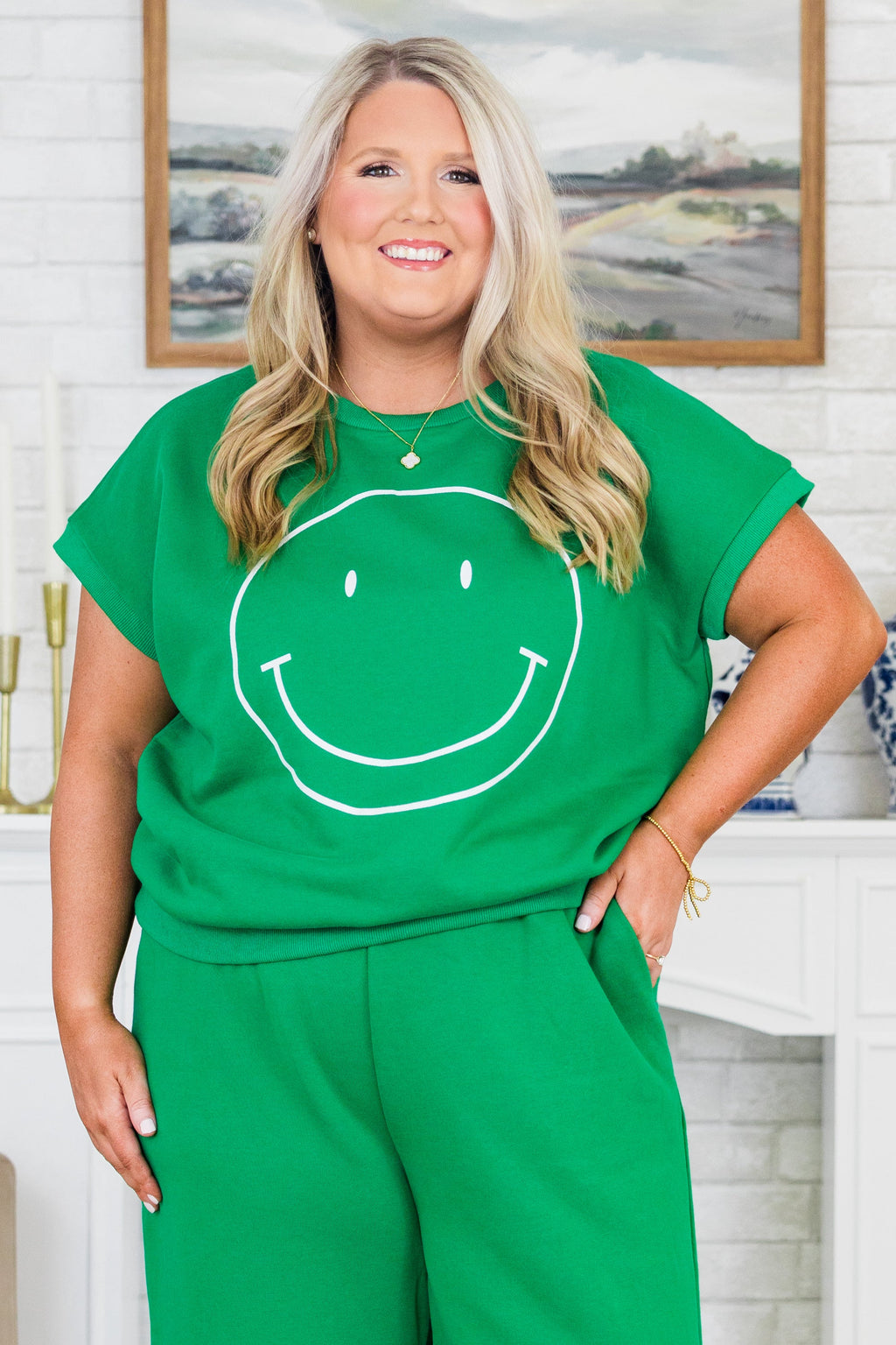 Ready To Hang Top, Green