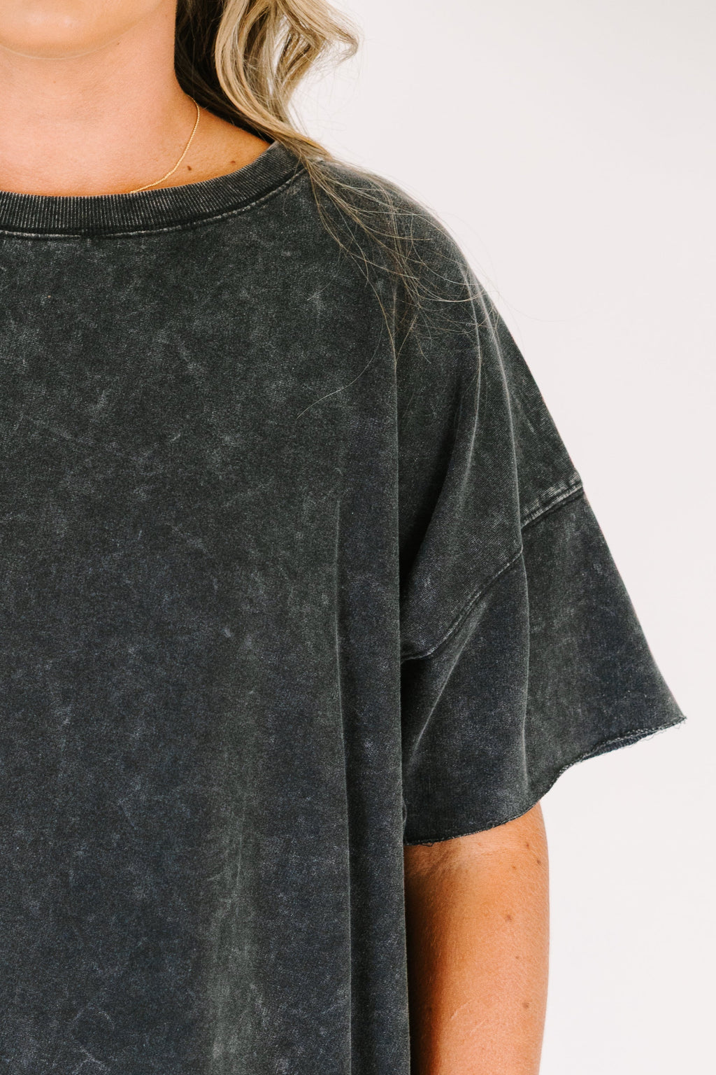 Relax and Repeat Tee, Ash Black