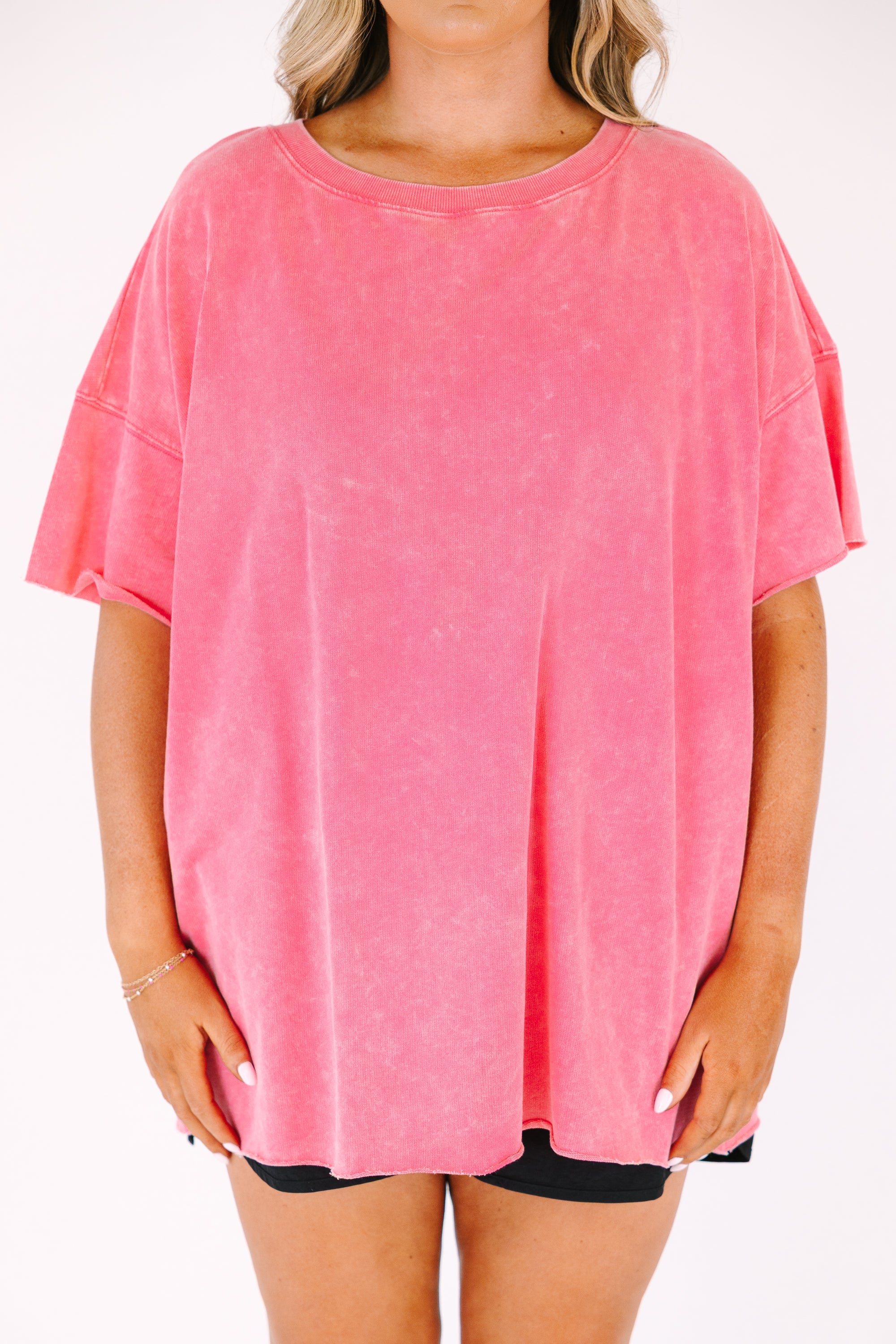 Relax and Repeat Tee, Fuchsia