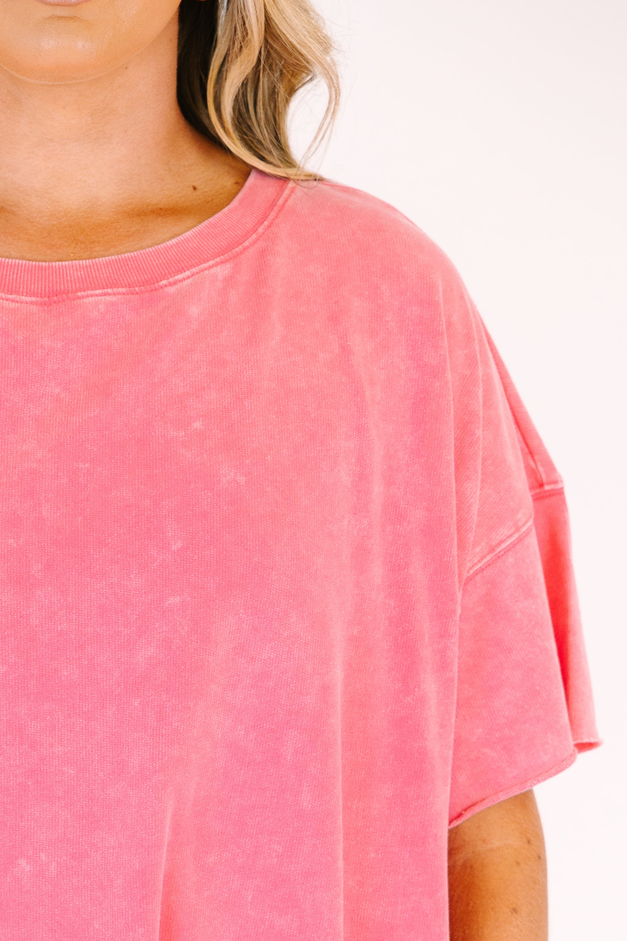 Relax and Repeat Tee, Fuchsia