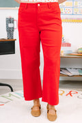 Remarkable Style Jeans, Red