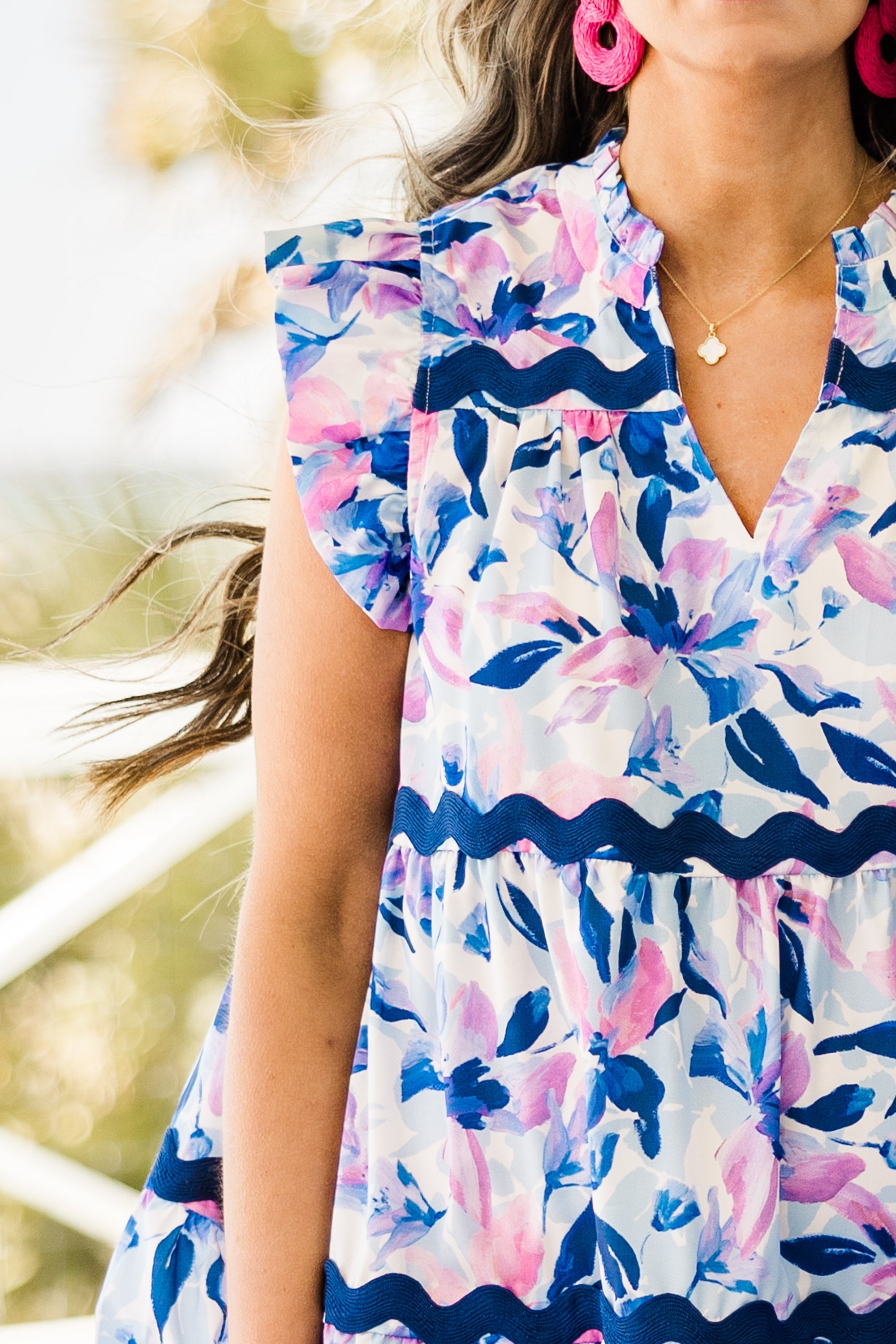 Remembering Spring Dress, Navy
