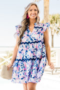 Remembering Spring Dress, Navy